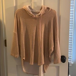 Light pink, grey heathered pullover